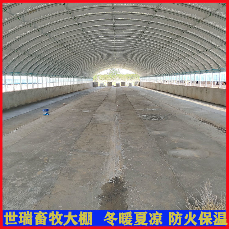 兔棚建设肉兔保温大棚搭建养兔大棚施工设计