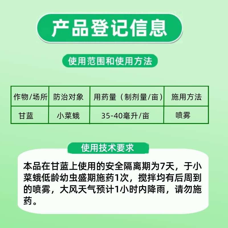 沪联轼除12%甲维盐虫螨腈吊丝虫小菜蛾菜青虫食心虫杀虫剂