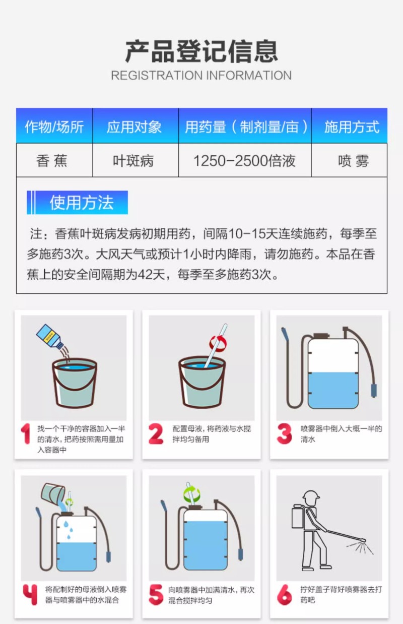 沪联翠靓25%苯甲吡挫脂香蕉叶斑病白粉病正品农用杀菌剂