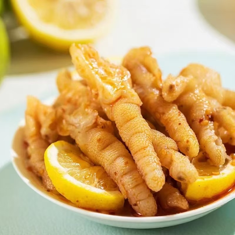 去骨鸡爪藤椒，酸辣，柠檬，三种口味凤爪厂家直发