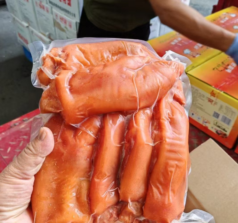 凤辉全熟卤猪蹄厂家直发长期供应可视频看货