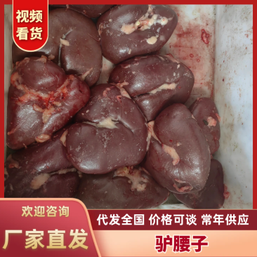 驴腰子鲜腰子屠宰场大量供应独立真空包装价格美丽