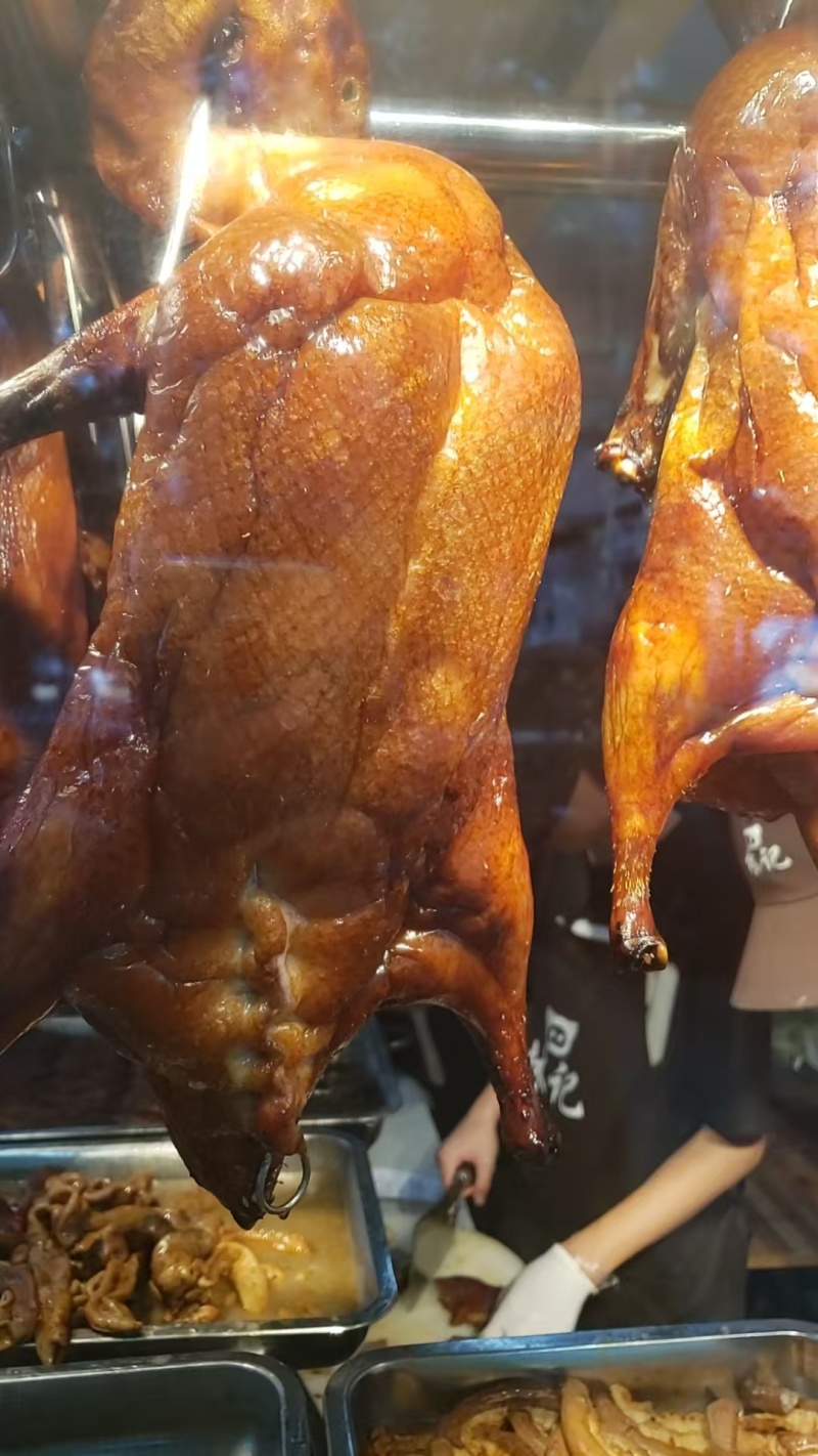 广式烧鸭秘制配方脆皮烤鸭新鲜熟食烧腊真空包装开袋加热即食