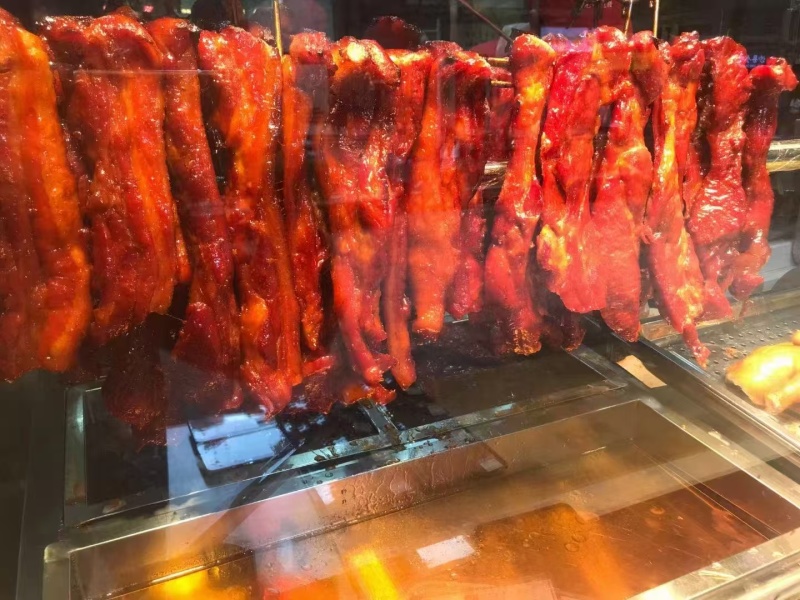 正宗港式蜜汁叉烧商用广东烧腊熟食五花肉梅头肉秘制腌制