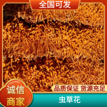 中条小孢子头虫草花，中间干净无硫磺熏，干货虫草花