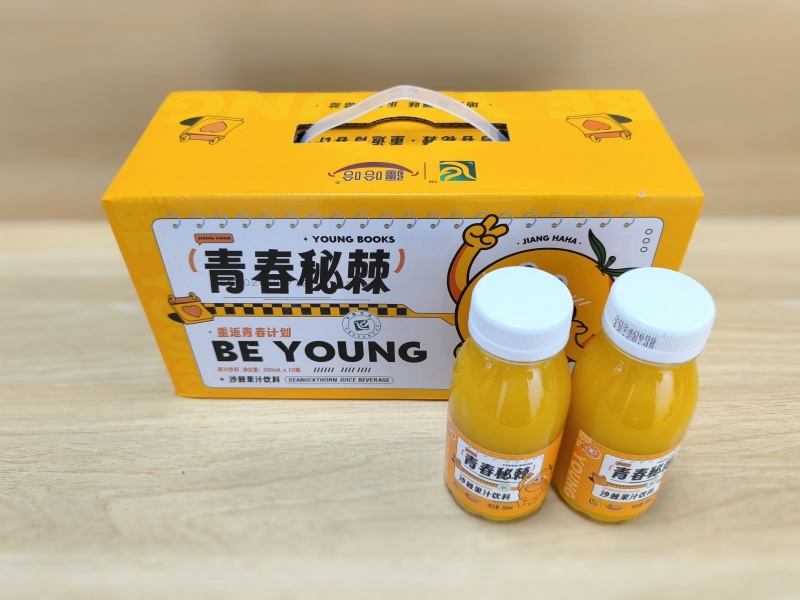 【热卖推荐】新鲜沙棘汁青春秘棘产地直发对接商超各级批发
