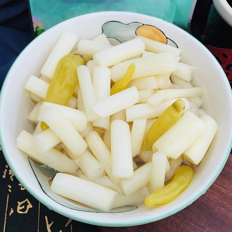 洪湖藕带泡椒藕尖400g开袋即食酸辣脆藕带新鲜凉菜酒店饭