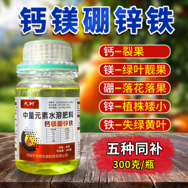 中量元素水溶肥料-钙镁硼锌铁