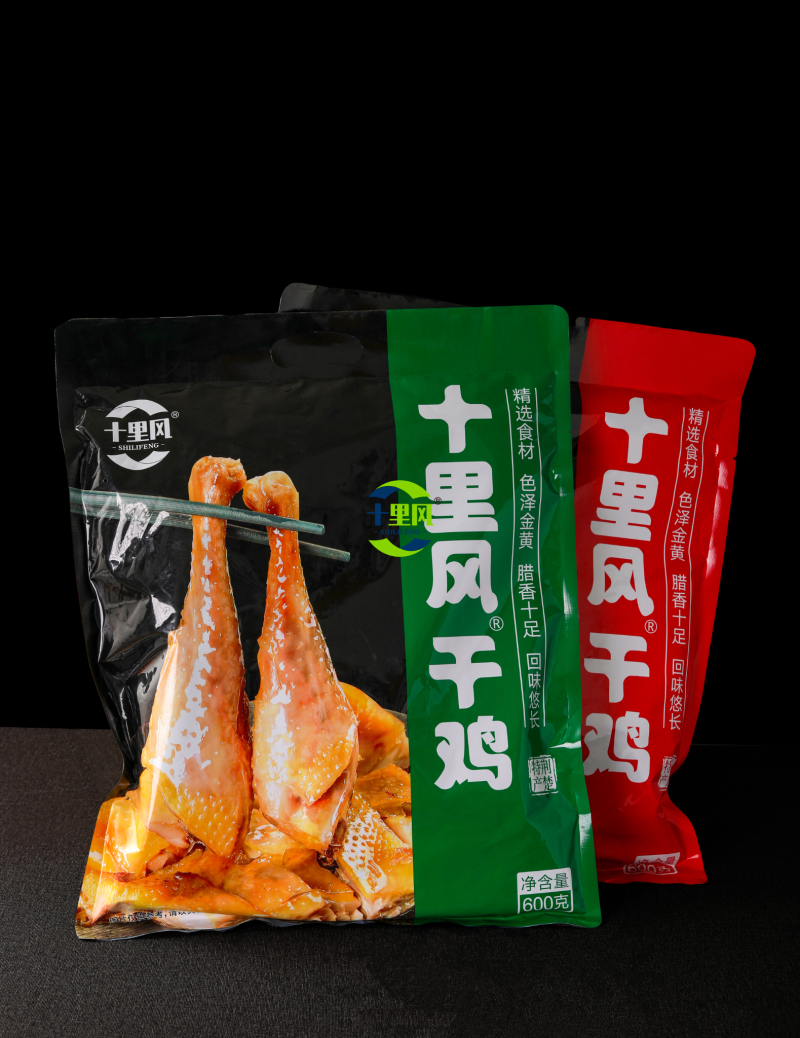 十里风风干腊鸡礼盒装湖北风干土鸡荆门沙洋十里铺工厂直发