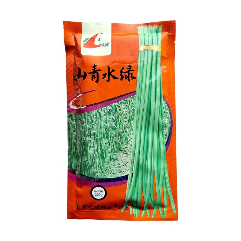 山青水绿豇豆种子条荚顺直荚翠绿色双荚率高抗病