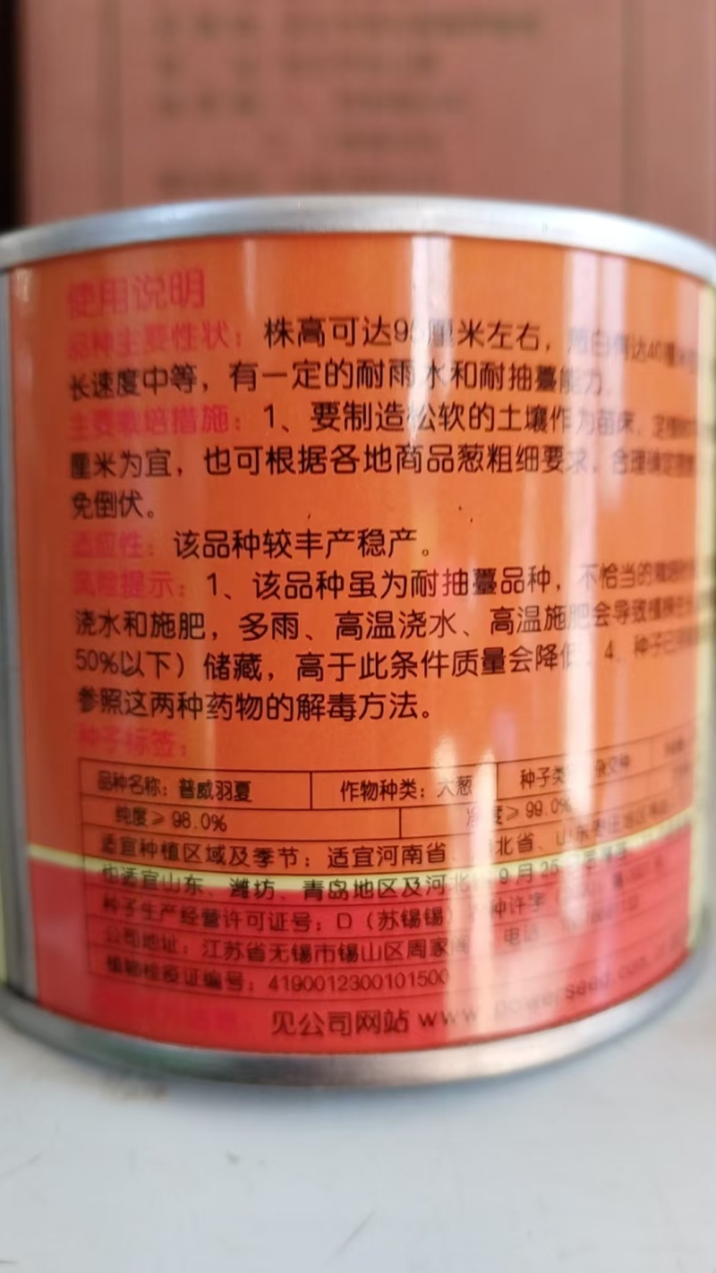 大葱种子坂田王子发芽率高