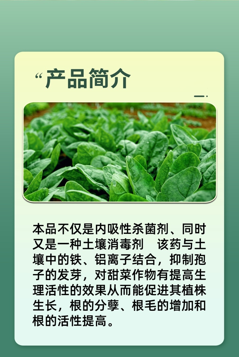 70%噁霉灵甜菜立枯病内吸土壤消毒恶霉灵绿亨化工杀菌剂
