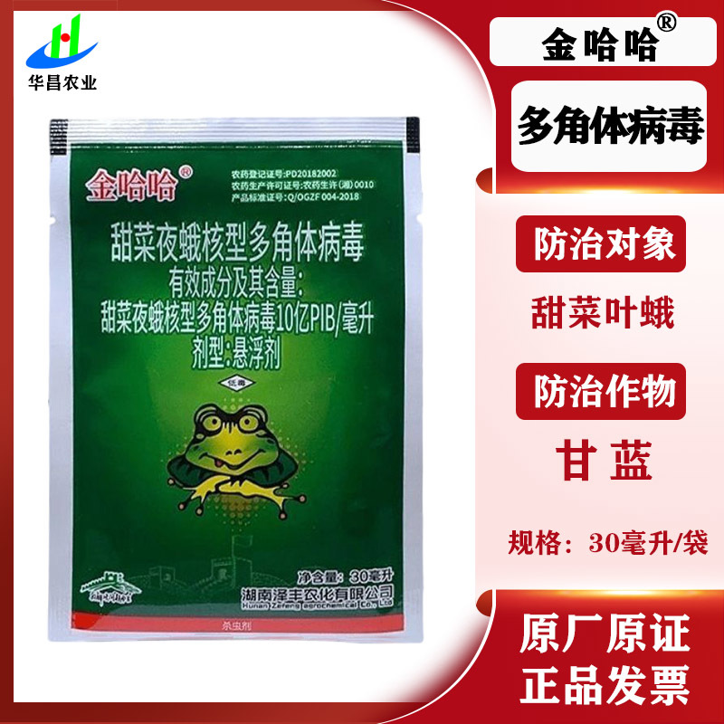 金哈哈杀虫剂甜菜夜蛾核型多角体病毒蔬菜请斜纹夜蛾棉铃虫杀