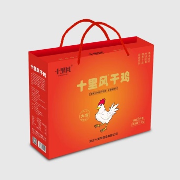 十里风风干腊鸡礼盒装湖北风干土鸡荆门沙洋十里铺工厂直发