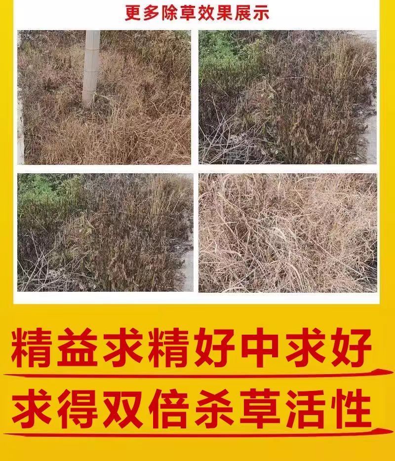 草胺磷草铵膦草铵磷牛筋草烂根杀草剂草甘膦农药一扫光果园除