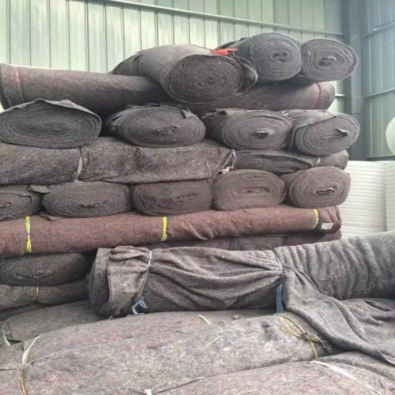切片打孔毛毡布黑色园艺毛毡加工毛毡布1.5米宽