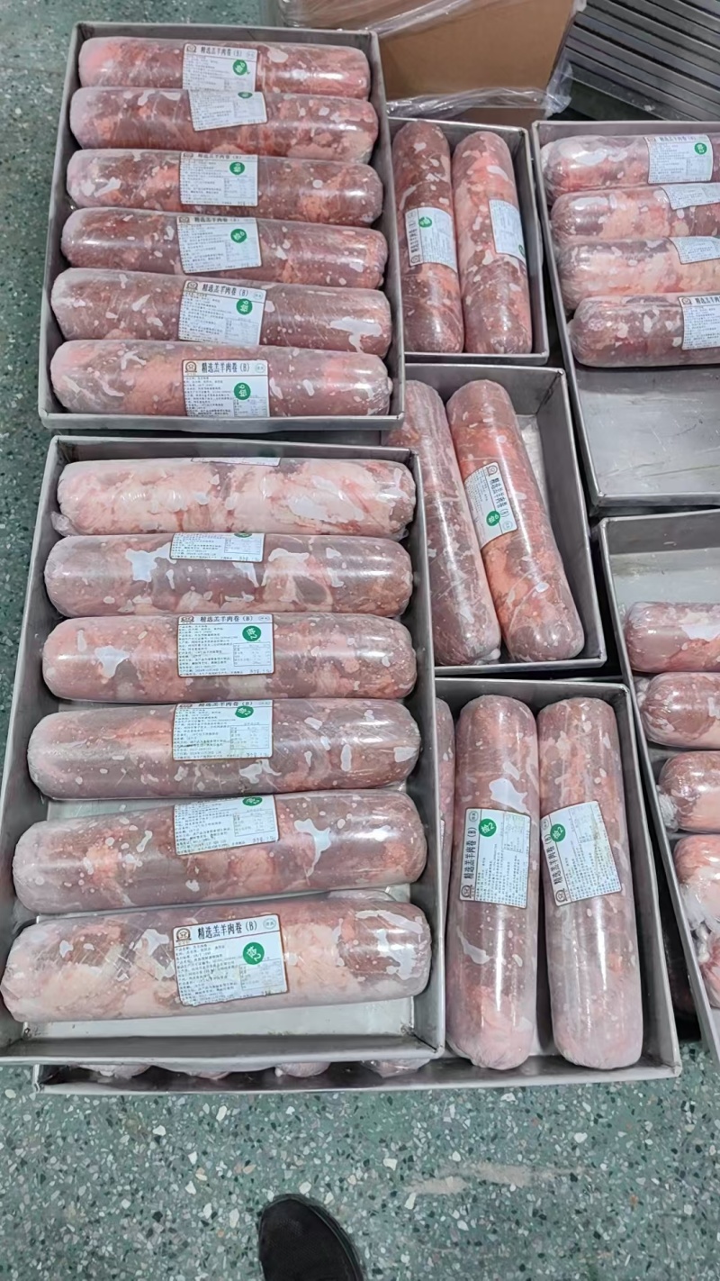 好货推荐精选羔羊肉卷加工厂直发对接电商市场商超
