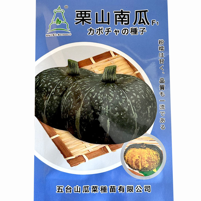 栗山南瓜种子日本板栗黑皮高产耐寒耐热南瓜种基地