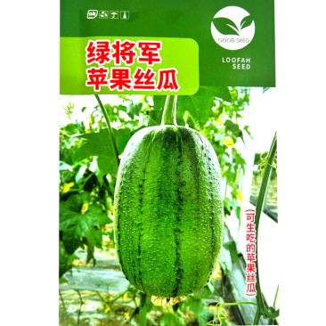 绿将军苹果丝瓜种子早生瓜短圆筒型口感香脆不易老化