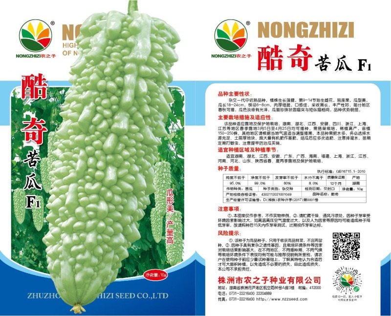酷奇珍珠苦瓜种子密刺苦瓜收获大耐热基地专用春秋