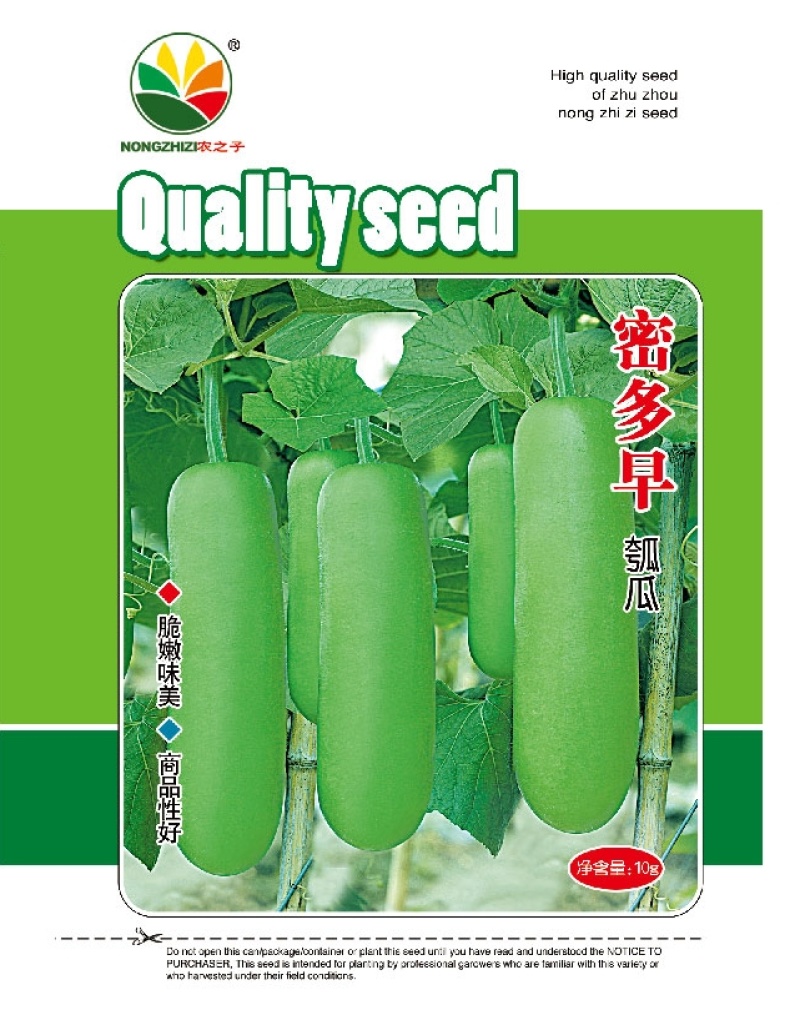 密多早瓠瓜种子脆嫩味美商品性好