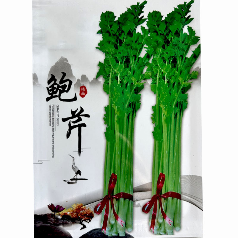 鲍芹种子实心翠绿纤维少香味浓郁无渣芹菜基地种植