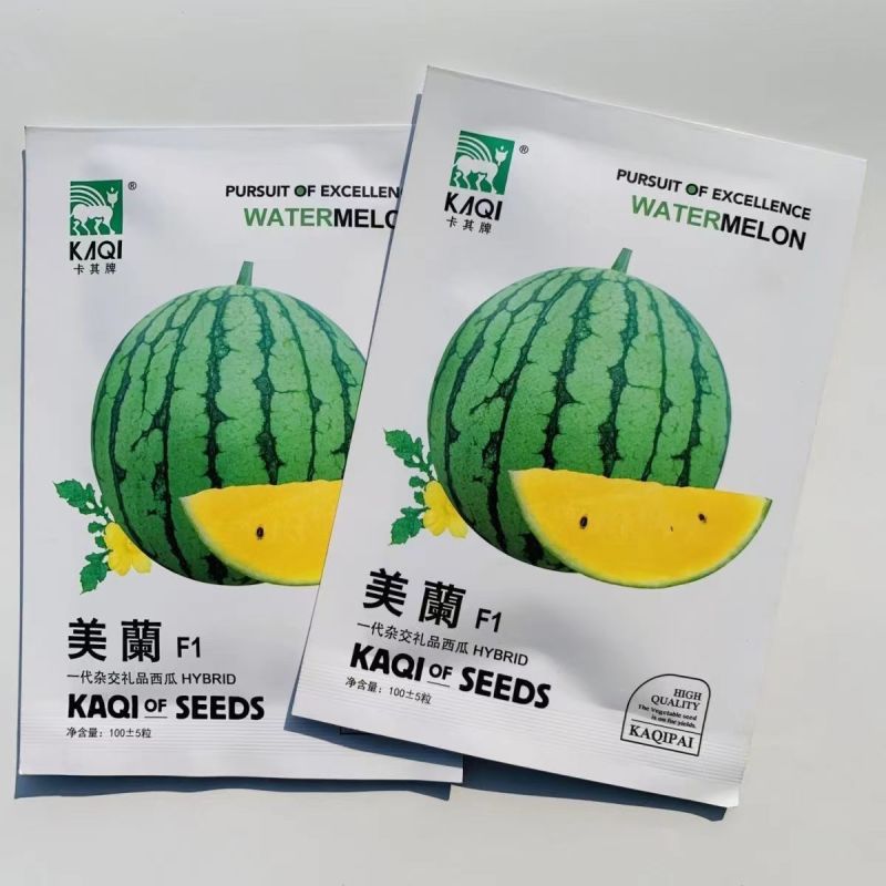 美兰礼品西瓜种子果肉晶黄色肉质甜脆不易裂果