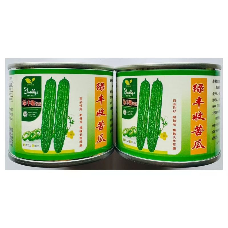绿丰收苦瓜种子瓜色靓绿心腔小雌花率高肉质脆嫩