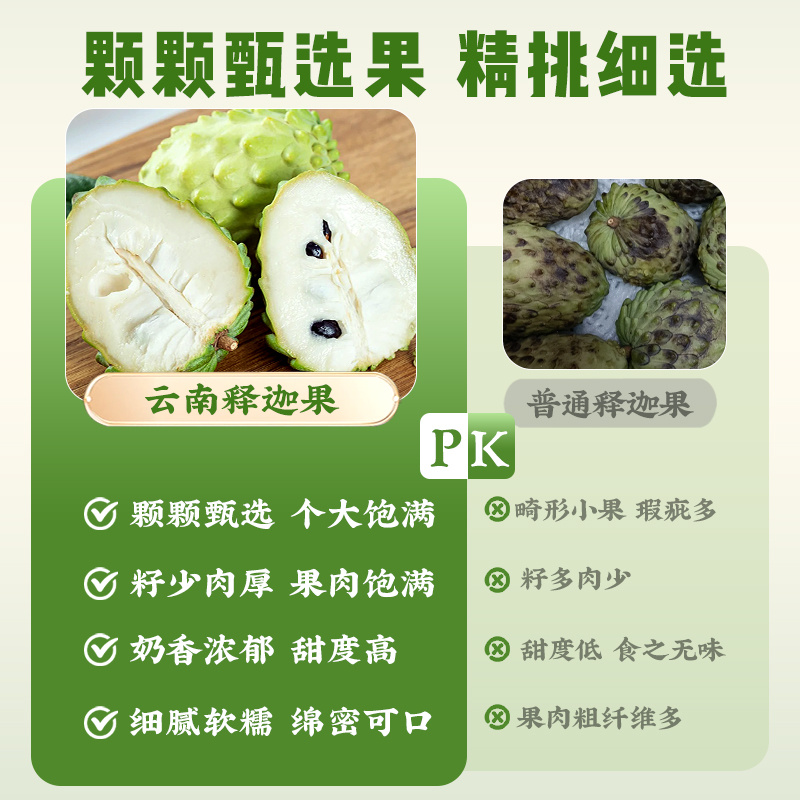 【5斤】释迦果新鲜水果当季番荔枝