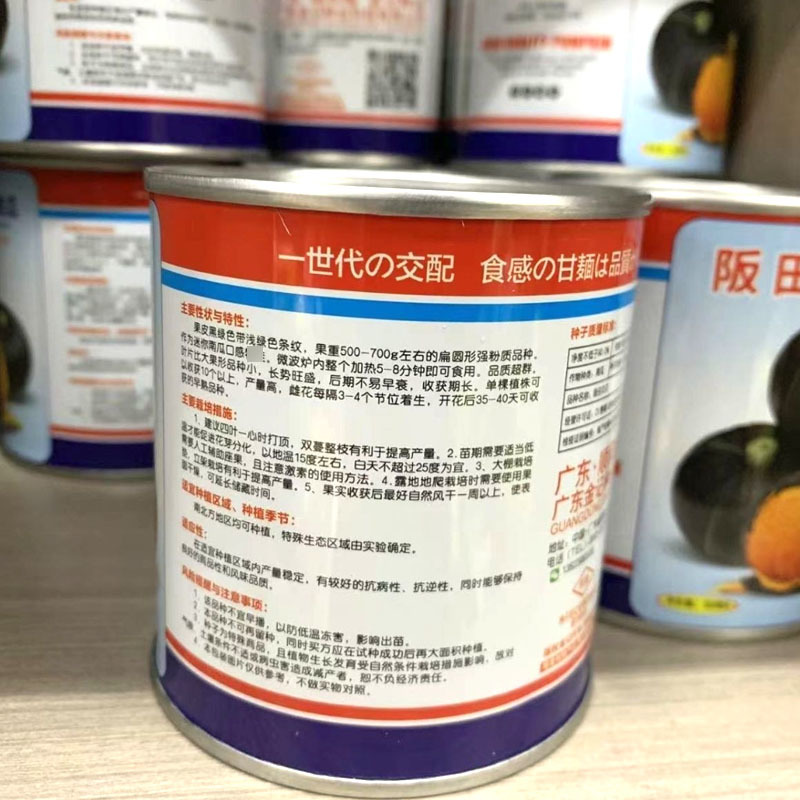 阪田贝贝南瓜种子迷你南瓜种子早熟强粉质