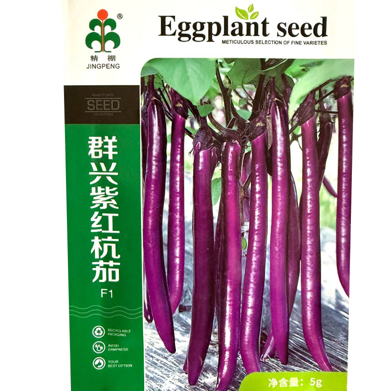 紫红杭茄种子早熟抗病果实细长条果紫紫红肉白色细嫩