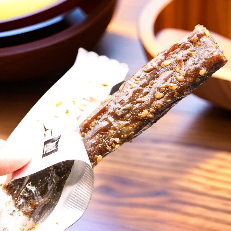 纯正内蒙古自然风干孜然味牛肉干250g/袋8分干