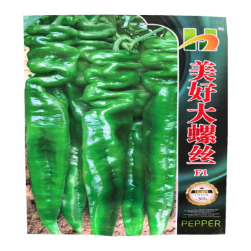 美好大螺丝椒种子早熟高产抗高温辣椒种子