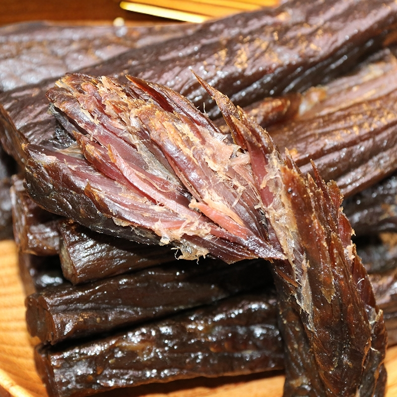 纯正内蒙古风干牛肉干8分干500g/袋