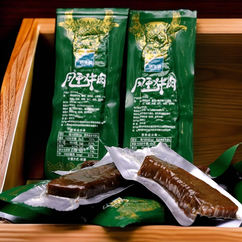 内蒙古自然风干7分干牛肉干