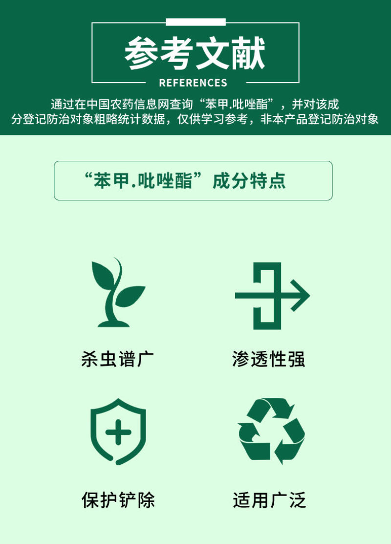 40%苯甲吡唑酯杀菌剂葡萄白粉病沙皮病树脂病炭疽病叶斑病