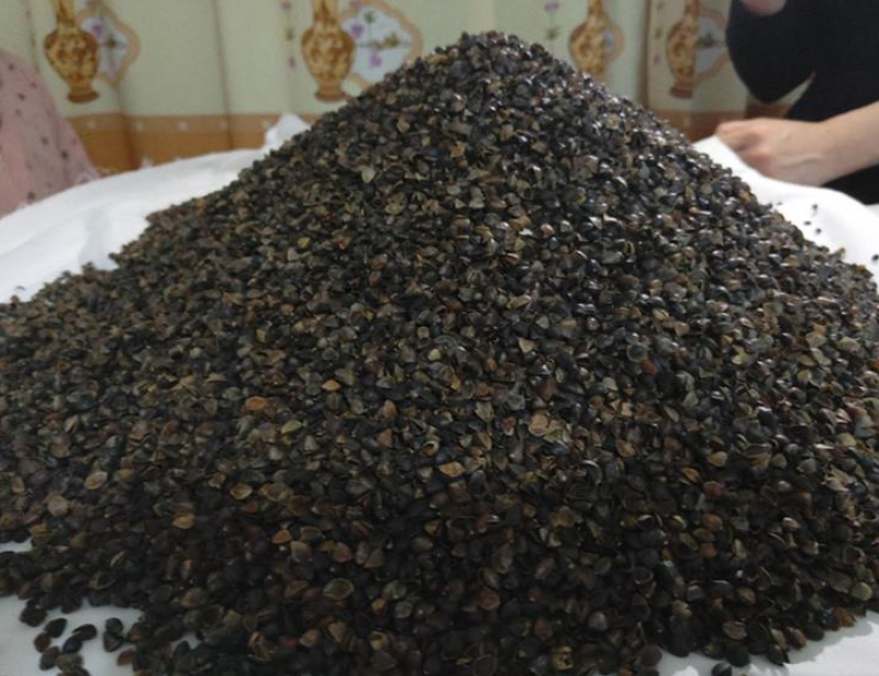 高温水洗消毒荞麦壳批发干净无杂质枕芯填充90高成熟荞麦皮