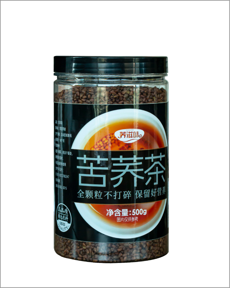 大份量罐装黑苦荞茶500克一罐黄苦荞工厂直销