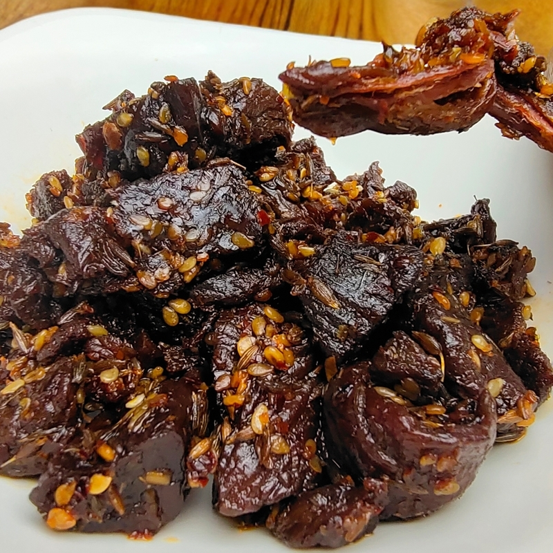 内蒙特产手撕风干78g麻辣牛肉粒
