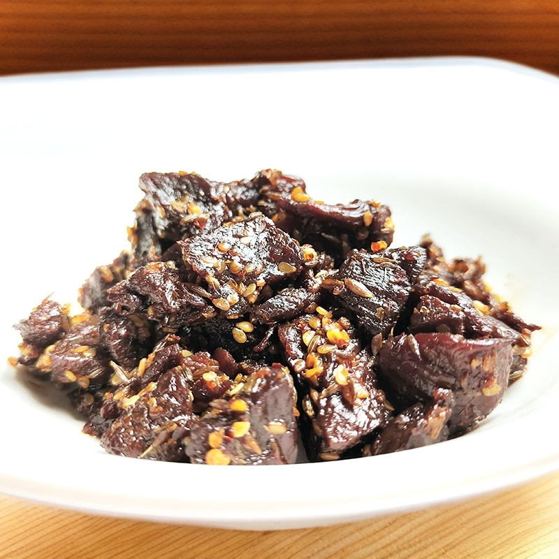 内蒙特产手撕风干78g麻辣牛肉粒