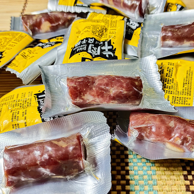 内蒙正宗草原牛肉风干肠原味250g/袋独立真空休闲零