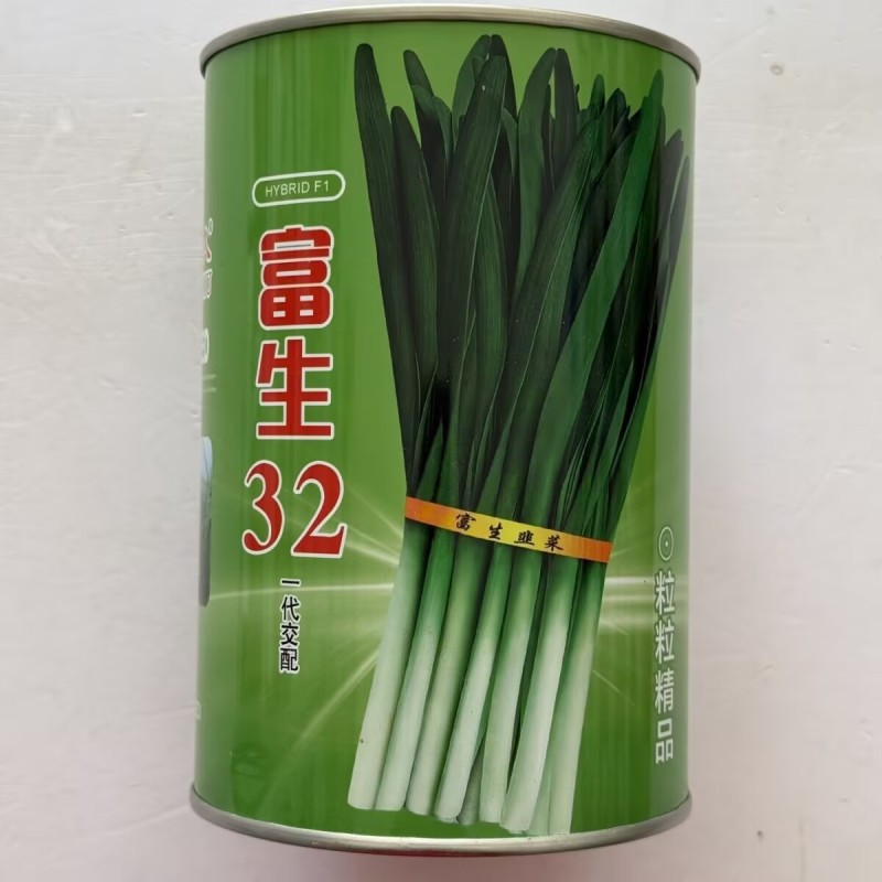 富生32韭菜种子500克罐装不休眠品种抗寒耐高温
