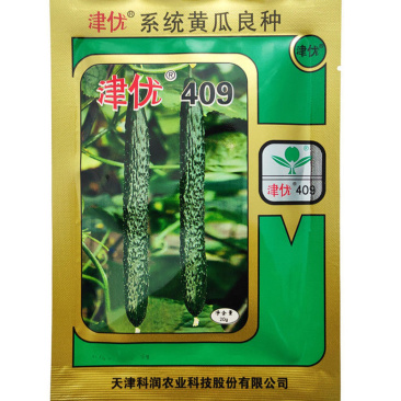 津优409黄瓜种子短把瓜条深绿顺直耐高温果肉厚