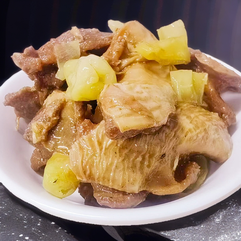 内蒙呼伦贝尔麻辣泡椒羊油边108g/袋*4休闲零食