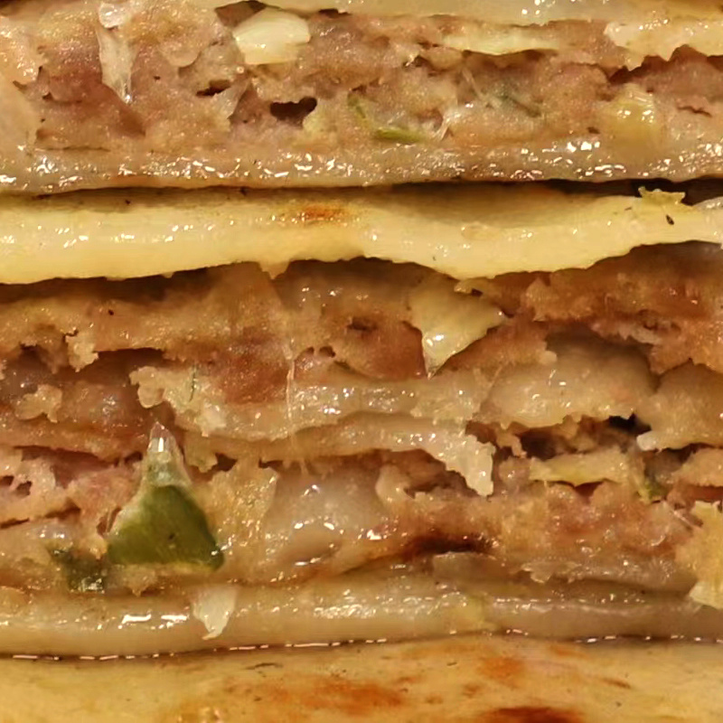 呼伦贝尔手工制作纯牛肉馅饼500g/袋