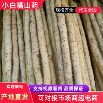 1河北山药，小白嘴山药，皮白肉细，粉糯绵，香甜，精品3斤装