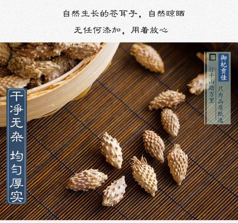 苍耳晒干苍耳子中药材正宗天然带刺新货成熟包邮无刺头毛苍子
