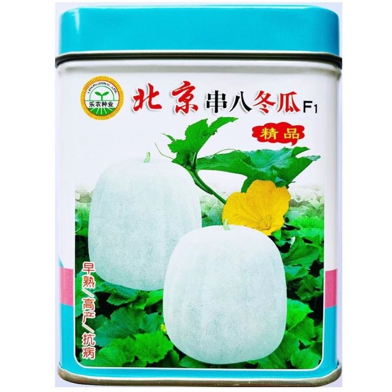 北京串八冬瓜种子早熟抗病单瓜2公斤左右肉厚耐贮运