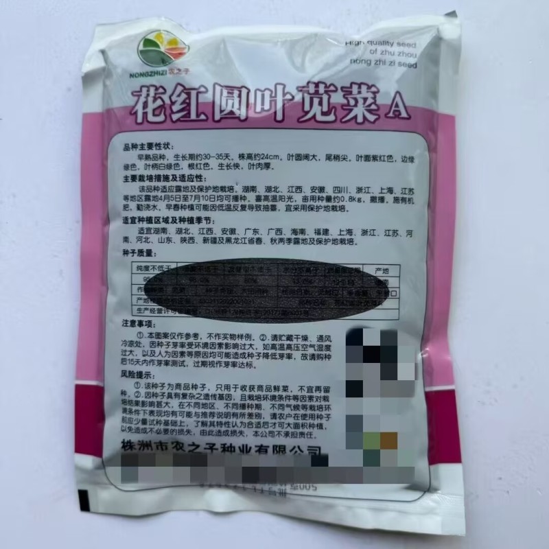 花红苋菜种子圆叶一点红苋菜籽春秋冬耐热耐寒四季播种蔬菜种