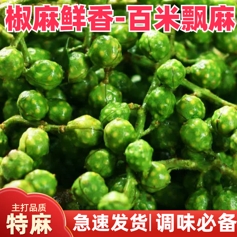 新鲜青花椒重庆江津藤椒现摘保鲜麻椒真空袋装350克
